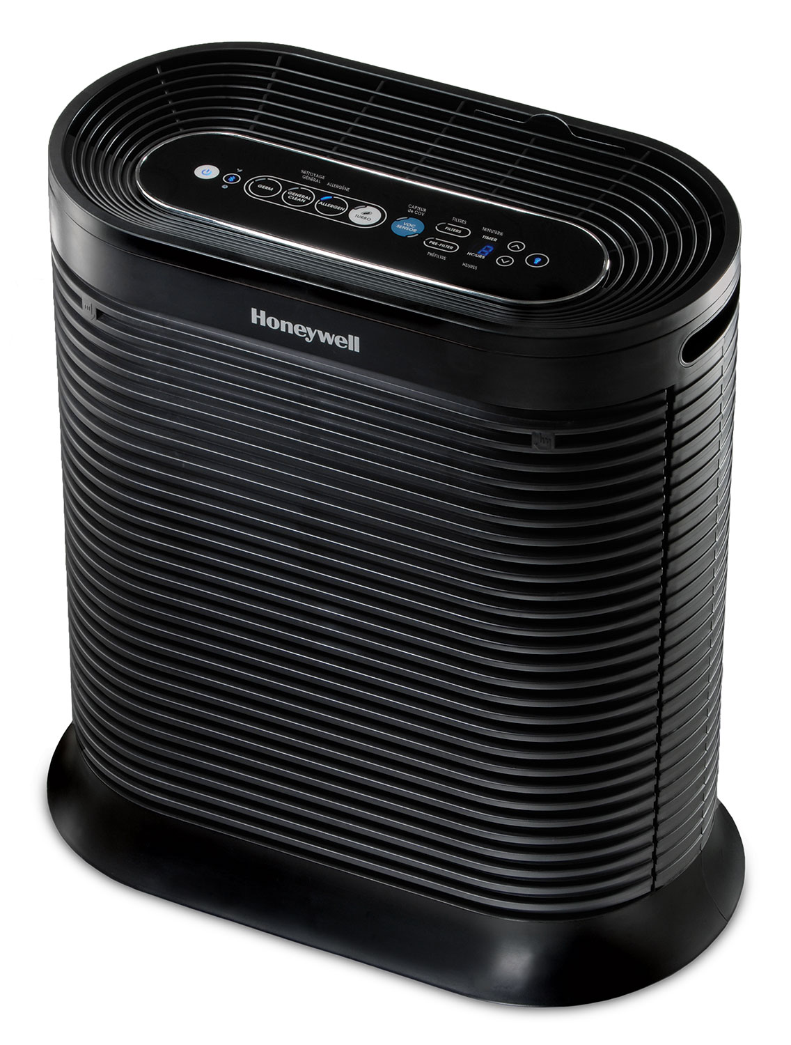 Honeywell Bluetooth HEPA Air Purifier for Large Rooms (310 sq ft), Black, HPA250B - image 1 of 6