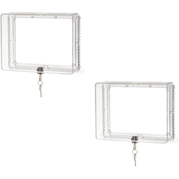 Honeywell CG512A Large Thermostat Guard with Inner Shelf to Prevent Tampering 2