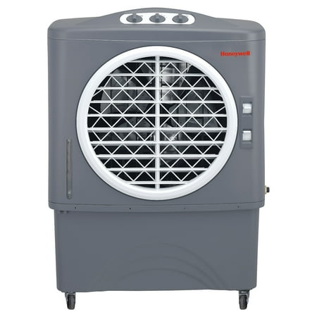 Honeywell CO48PM Portable Air Cooler - Cooler - 610 Sq. ft. Coverage - Activated Carbon Filter - White, Gray
