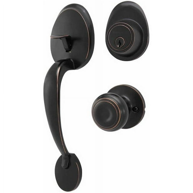 Honeywell Classic Knob Handleset Door Lock Oil Rubbed Bronze 9945