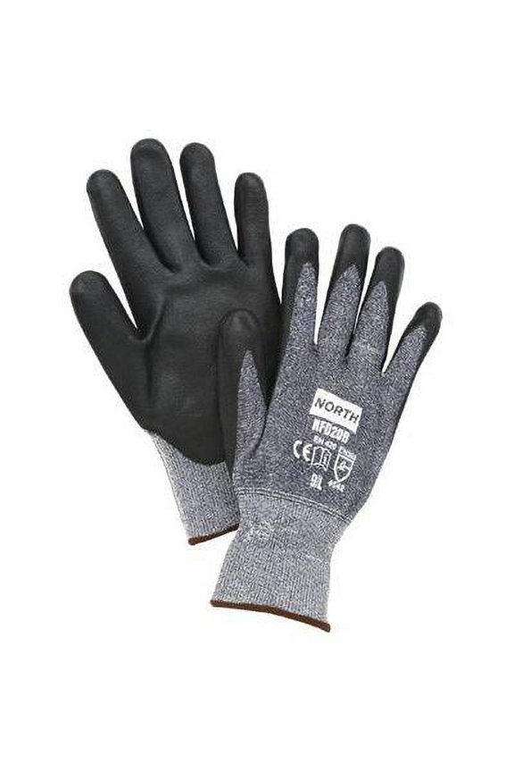 Cut Resistant Gloves,Gray/Black,S,PR NFD20B/7S