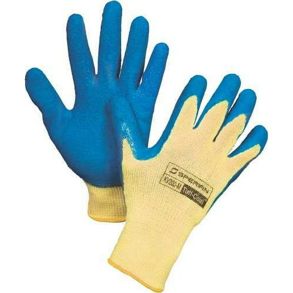 Honeywell Cut Resistant Gloves,Yellow/Blue,L,PR KV200-L