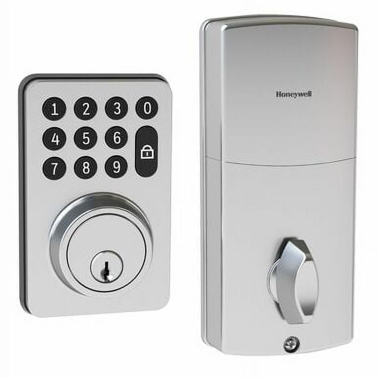 Satin Nickel Digital Deadbolt Door Lock with Keypad