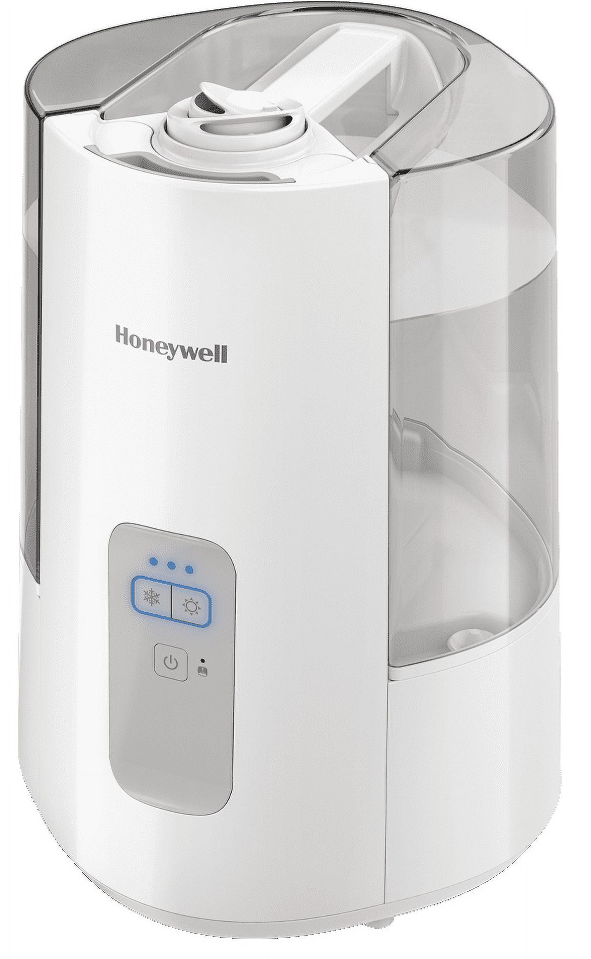 Honeywell Dual Comfort Cool Warm Mist Humidifier, 600 sq ft, White ...