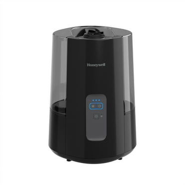 Honeywell Dual Comfort Cool Warm Mist Humidifier for Large Rooms 600 sq.ft, HWC775B, Black