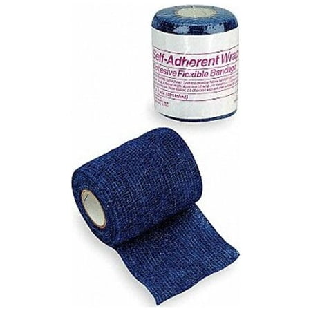 Honeywell Elastic Wrap,Blue,5yd L,4"W 720073