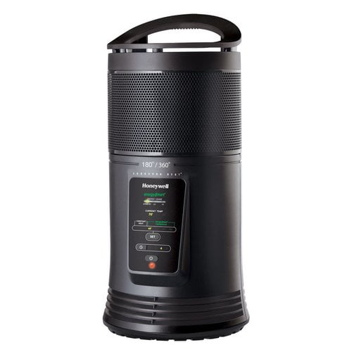 Honeywell EnergySmart Ceramic Surround Heat Heater HZ-435, Black - Walmart .com