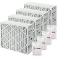 thumbnail image 1 of Honeywell FC100A1037 Furnace Filters, 20x25x4 Air Filter Replacement Merv 11 Filter Media with Homequip Disposal Bag (4 Pack), 1 of 7