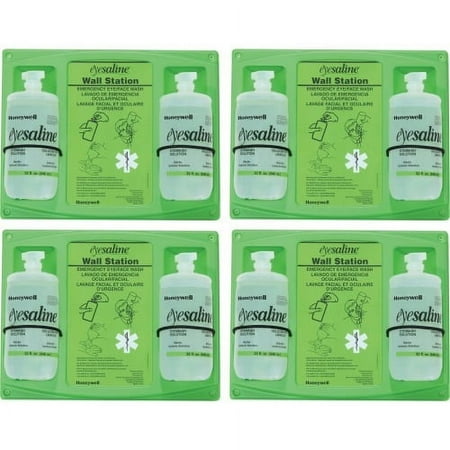 Honeywell Fendall 32 oz. Double Eyewash Wall Station 2 lb - Green