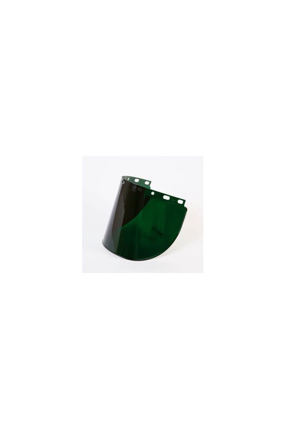 Fibre-Metal Green Shade 5 Propionate Faceshield Window 8"" X 16-1/2""