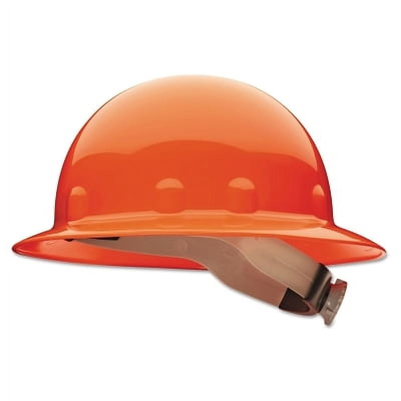 FIBRE-METAL Honeywell Home by Honeywell SuperEight Thermoplastic Full Brim Hard Hat with 8-Point Ratchet Suspension, Orange