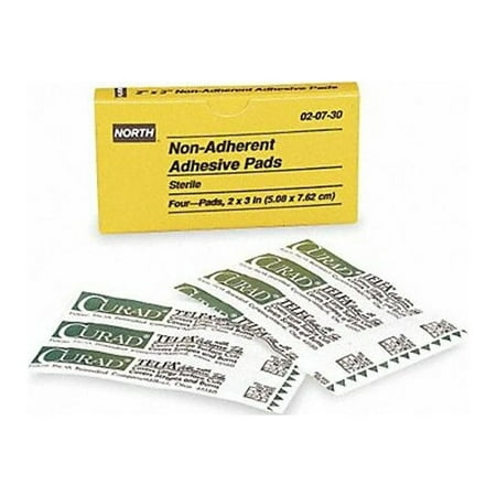 Honeywell Gauze Pad,White,3"L,2"W,PK4 020730