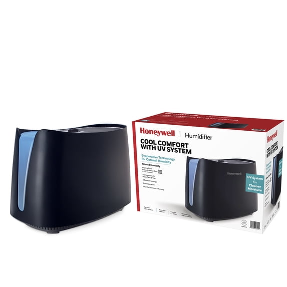 Honeywell Cool Moisture 1.1 gal Humidifier, Black, HCM350B