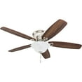 thumbnail image 1 of Honeywell Glen Alden 52" Nickel Low Profile Ceiling Fan with 5 Blades, Bowl Light Kit, Pull Chains & Reverse Airflow, 1 of 11