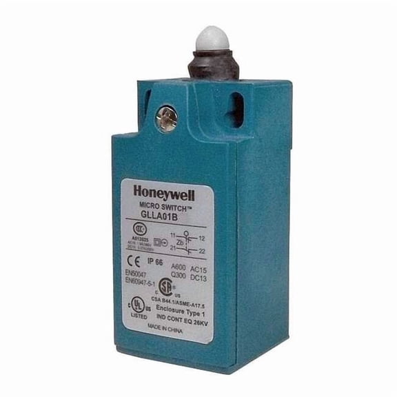 Limit Switch - GLL Series, SPDT, Plunger Actuator, 10A, IP65 Rated GLLA01B