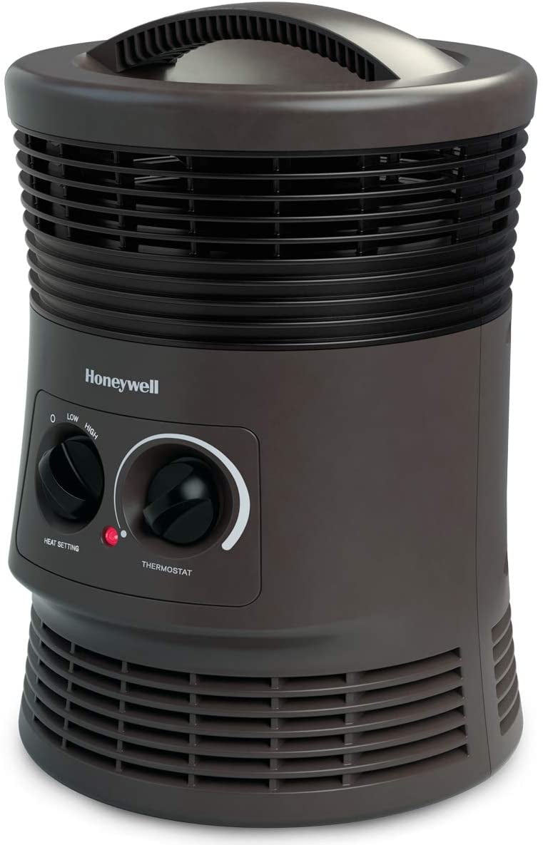Slate Gray 1500W Electric 360° Surround Heater with Thermostat