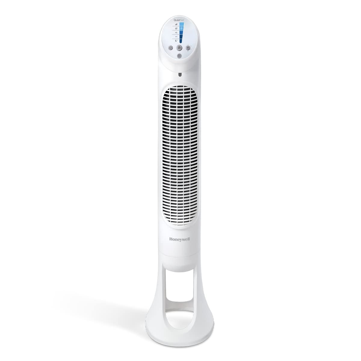 Honeywell HYF260WC QuietSet Whole Room 40 Tall Tower Fan Home, Bedroom, Office, 75 Oscillation, Remote Control, 5 speeds, Slim Profile, Auto Shut-Off, Portable, Easy-to Us