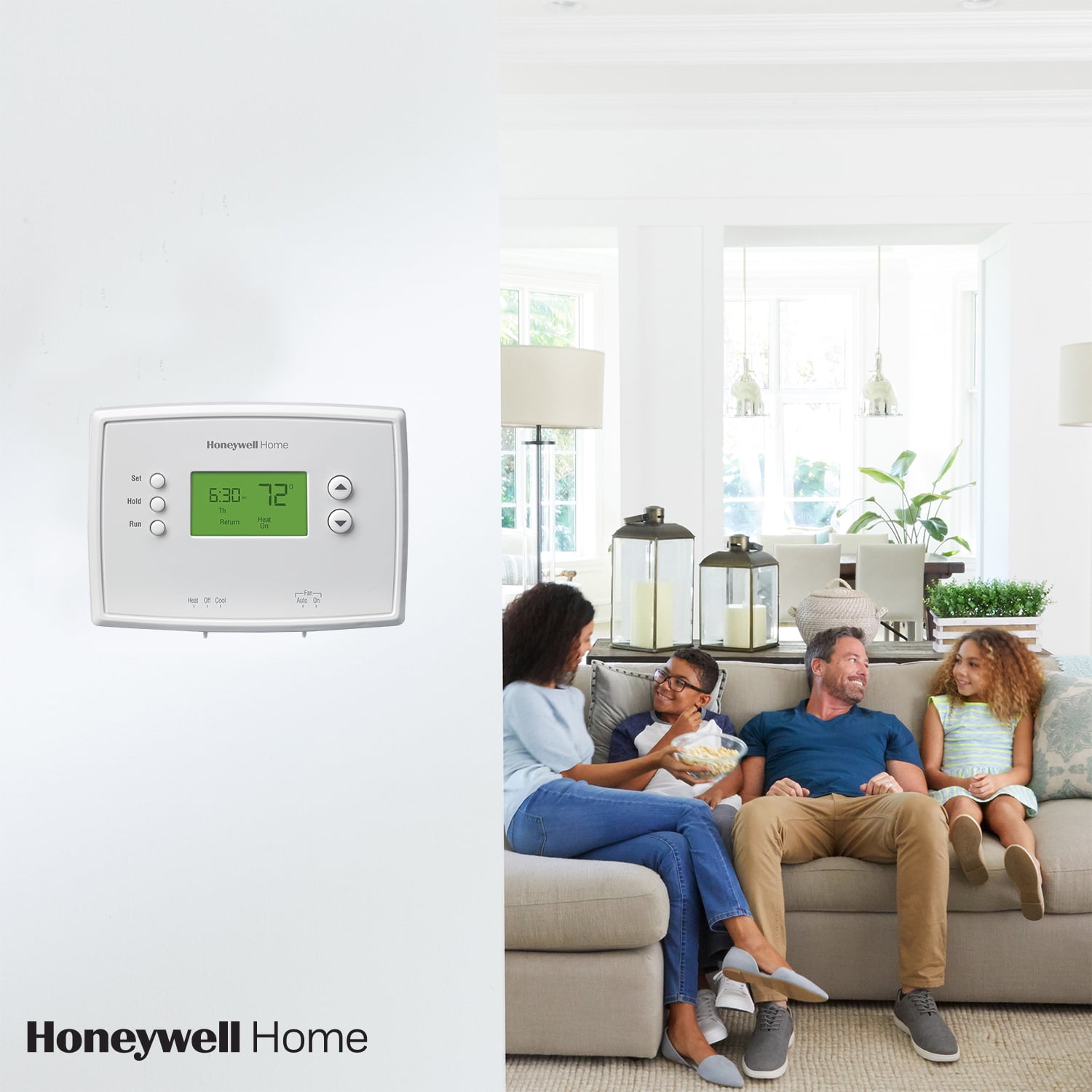 Honeywell Home T3 5-2 Day Programmable Thermostat with 2H/2C