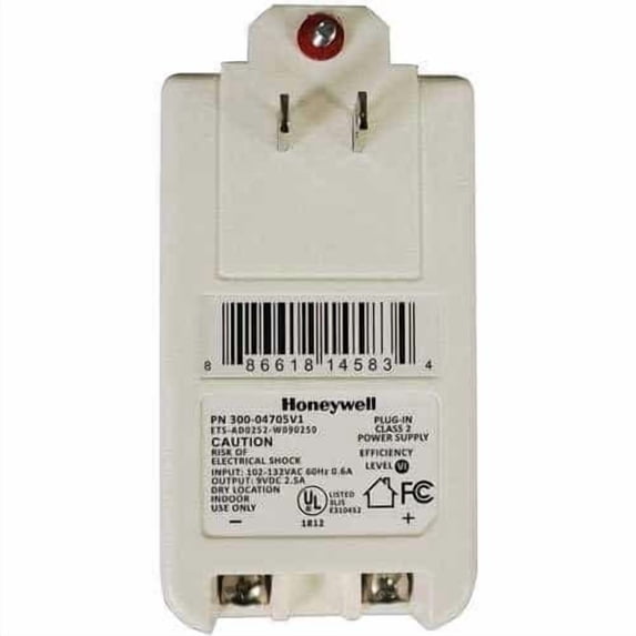 Honeywell Home 300-04705V1 9VDC Plug-In Power Transformer for LYNX and LYRIC Controller