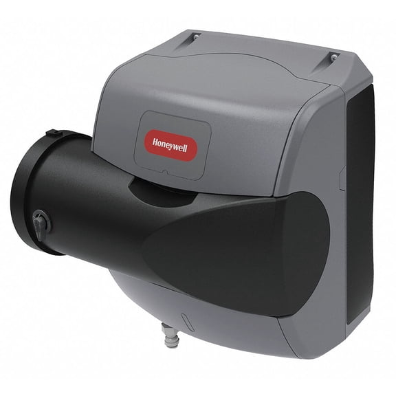 Furnace Humidifier, 2,500 sq. ft., Drain Bypass, Gray