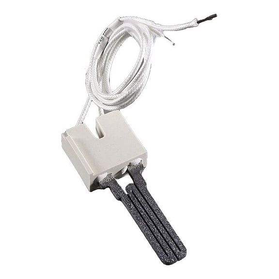 Hot Surface Igniter, LP/NG, 120, 5 in L., Silicon Carbide, Bracket, Screw, Wiring Accessories