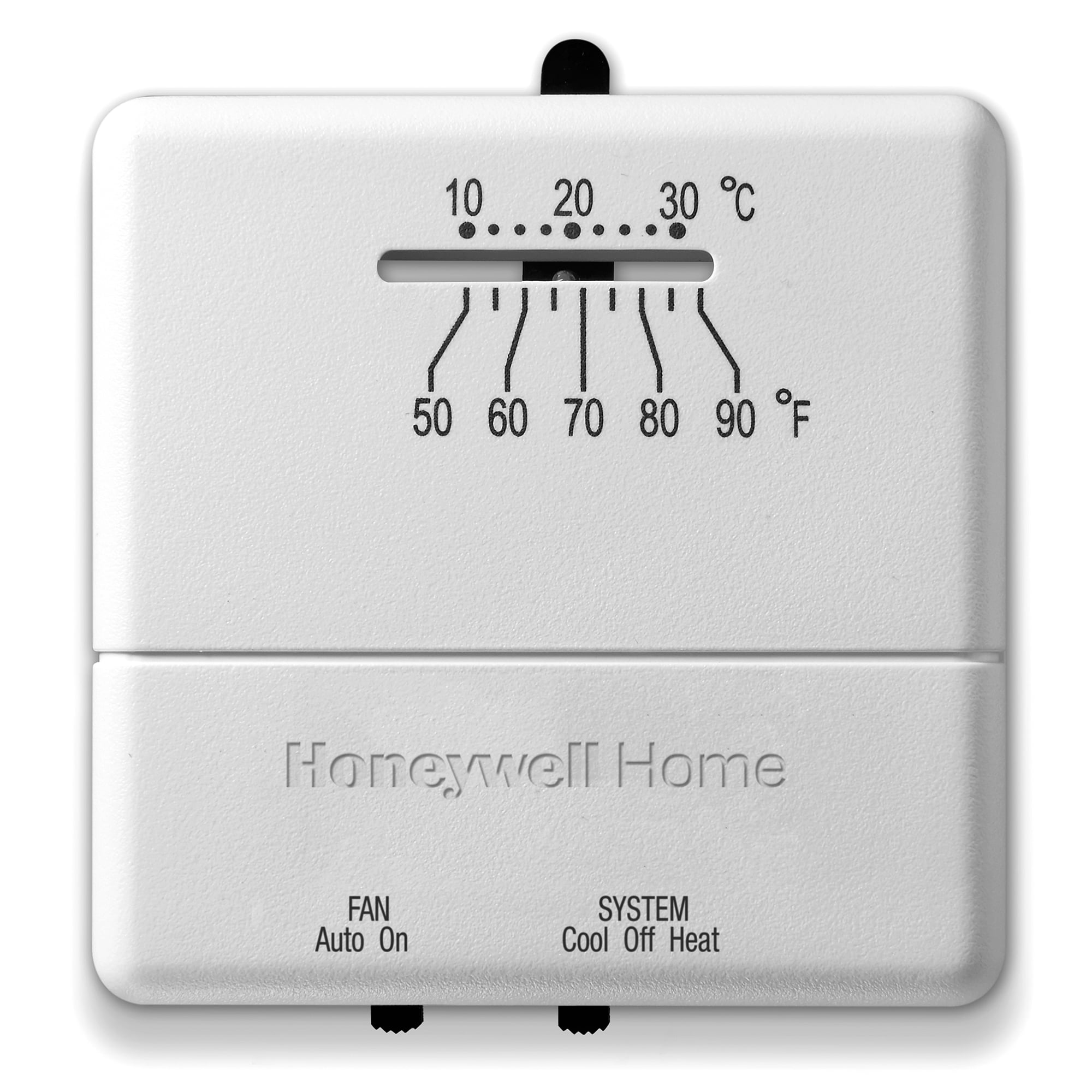 Honeywell Home Non Programmable Thermostat for Heat and Cool Systems, White