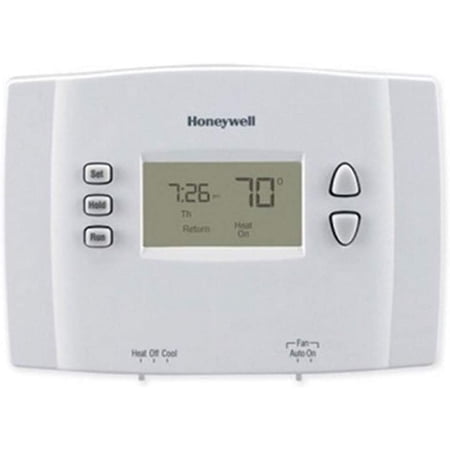 Honeywell Programmable Thermostat RTH221B1021 Classic - Digital Control - Off White — Residential Use, Standard Application