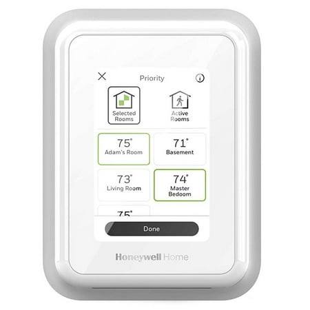 Honeywell Home - T9 Smart Programmable Touch-Screen Wi-Fi Thermostat with Smart Room Sensor - White
