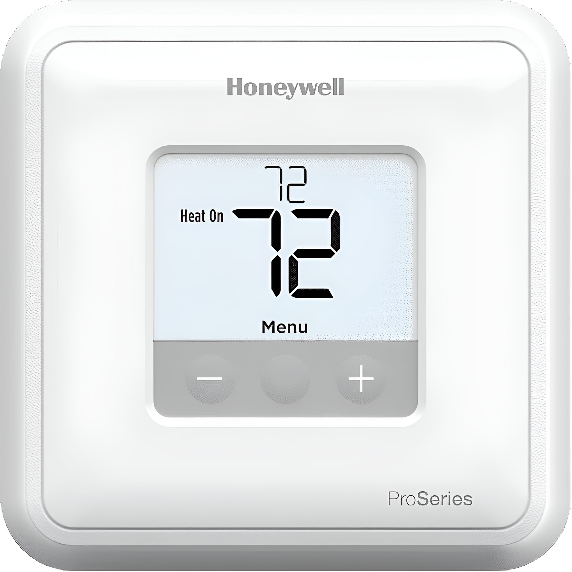 White Digital Non-Programmable Square Thermostat with LCD Display