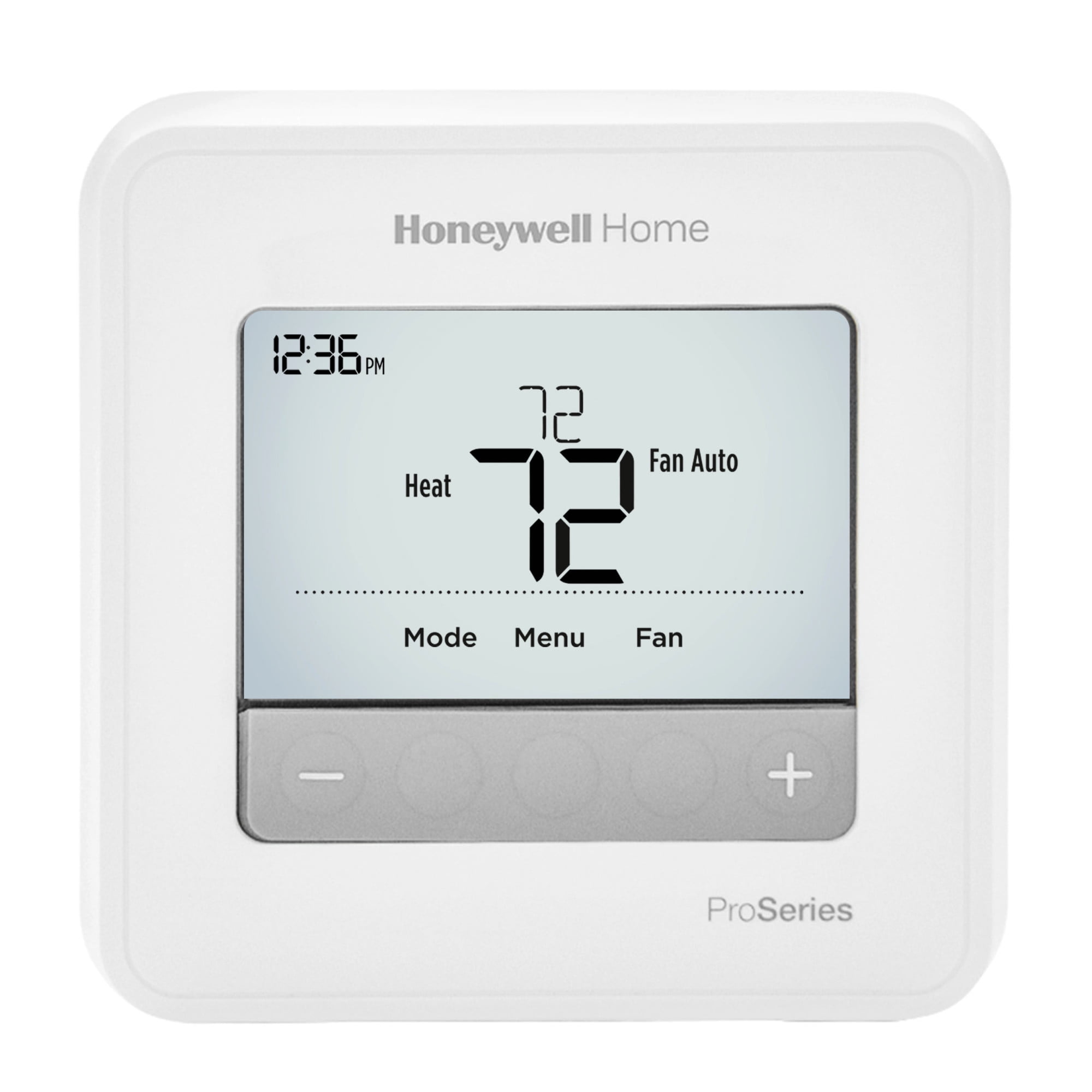White Digital Programmable Smart Thermostat with LCD Display