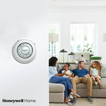 Honeywell Home The Round Mercury Free Thermostat for Both Heating & Cooling Systems
