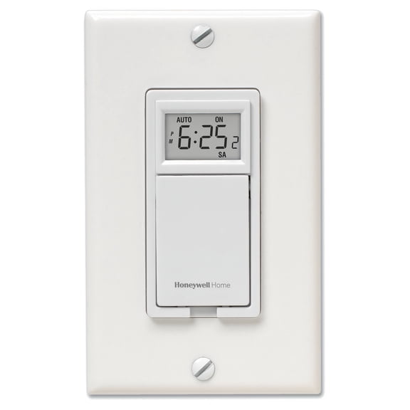 Honeywell PLS730B1003 Programmable Wall Switch 120-Volt AC 7 Days EconoSwitch