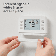 Honeywell Home X2P Flexible Schedule Single-Stage Programmable Digital Thermostat - Single Pack   Residential Use, Standard Application