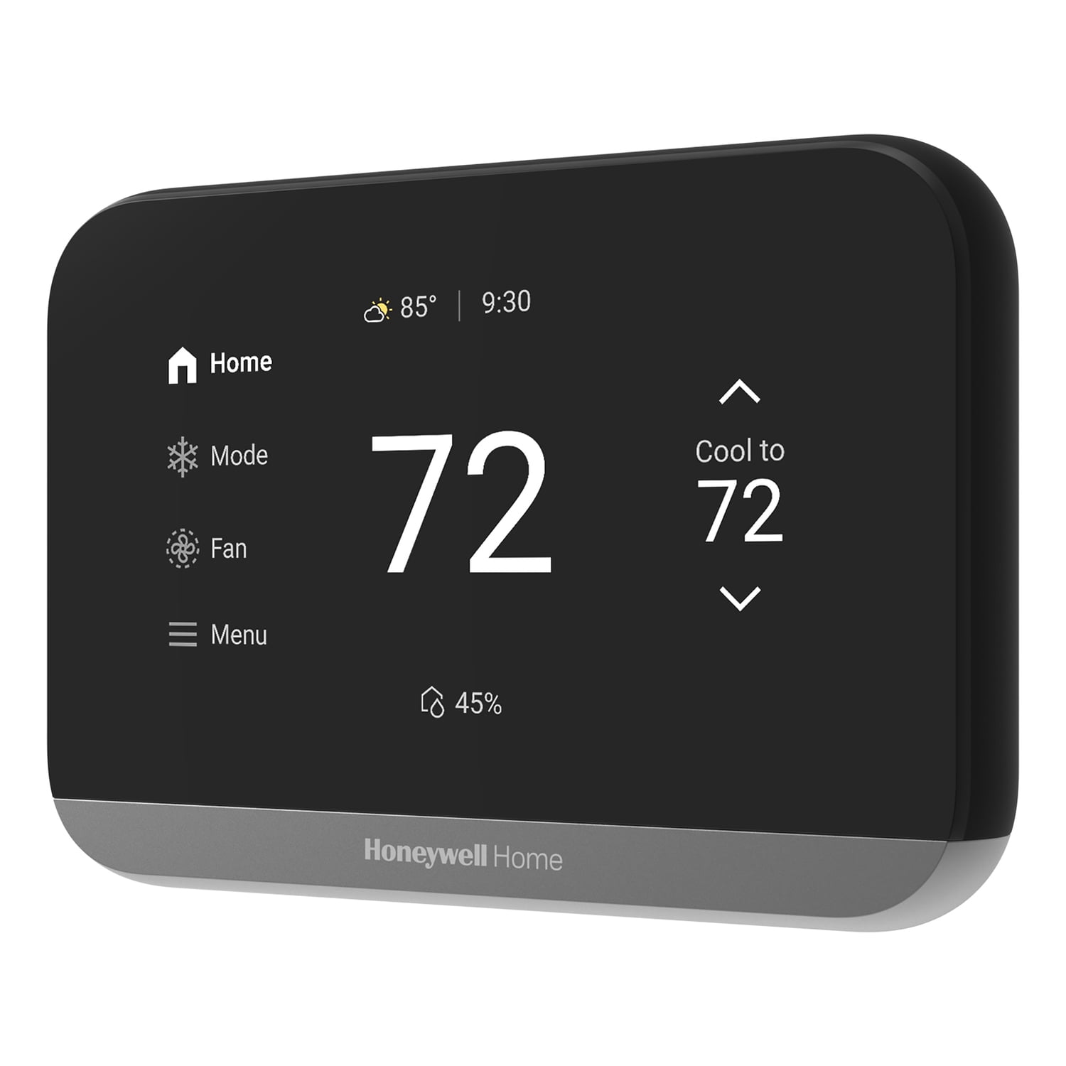 Honeywell Home X7S Smart Thermostat with Advanced Occupancy Sensing, Humidity Monitoring, and Customizable Touchscreen Display, Black