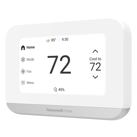 Honeywell Home X7S Smart Thermostat with Advanced Occupancy Sensing, Humidity Monitoring, and Customizable Touchscreen Display, White