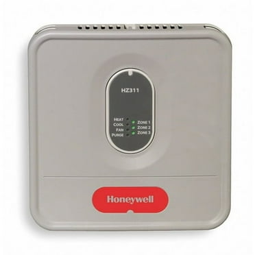 Honeywell Home 8.2"H 8"W 3 Zone Panel Grey 1Cool 1Heat HZ311