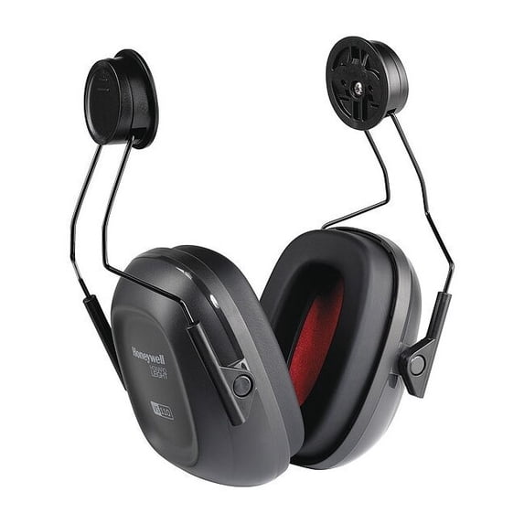Honeywell Howard Leight Ear Muffs,Hard Hat Mounted,Black,21dB 1035118-VS