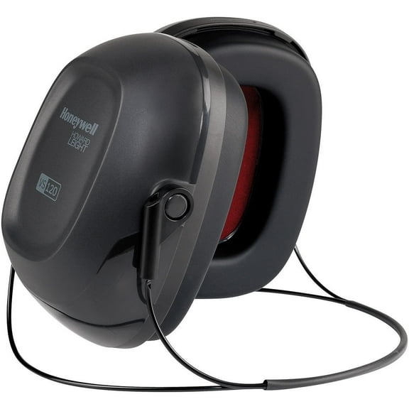 VeriShield Behind-the-Neck Ear Muffs, 25 dB NRR, Passive, General Purpose, Black