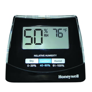 Homedics Indoor Humidity Monitor HM100 ,Black