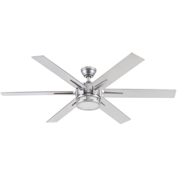 Honeywell Kaliza 56 in Ceiling Fan, Quiet Motor With Remote Control, Matte Nickel