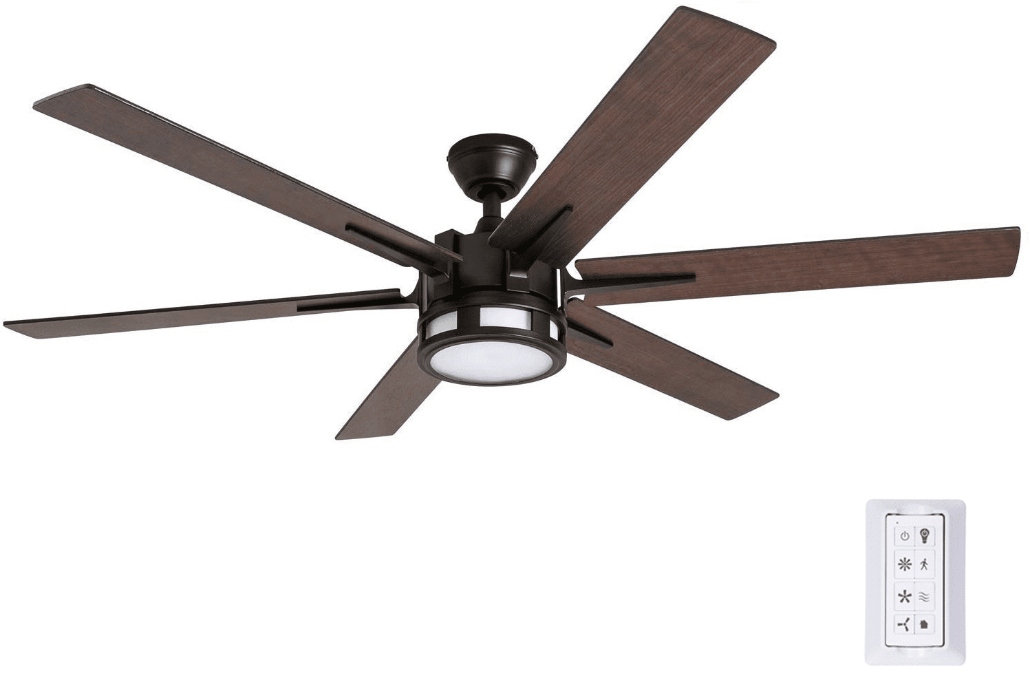 Honeywell Kaliza 56Inch Espresso Bronze Indoor LED Ceiling Fan with