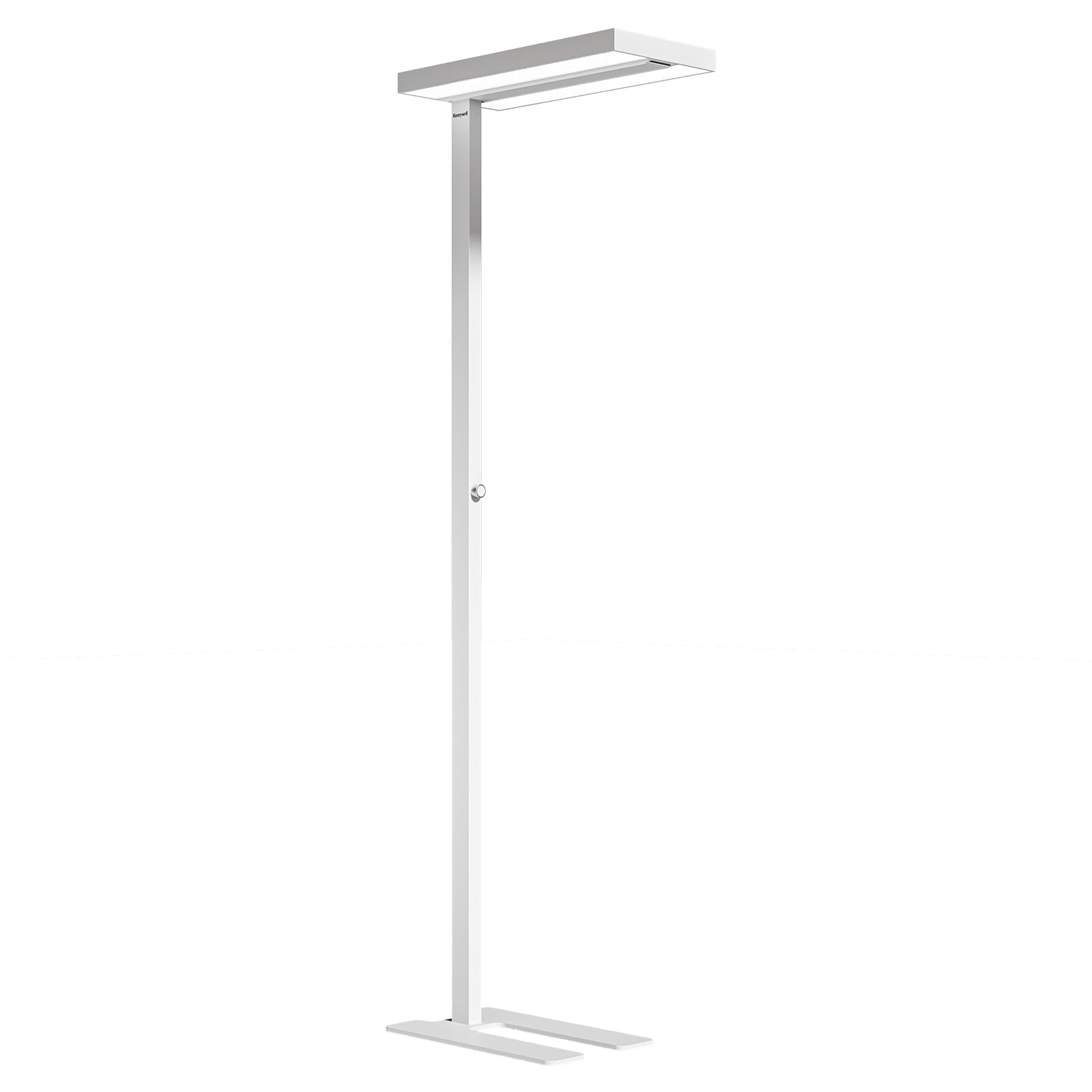White Aluminum Adjustable LED Floor Lamp with Dimmable Light