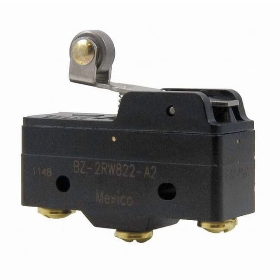 Snap Action Switch, Lever, Roller Actuator, SPDT, 15 A at 480 V AC Contact Rating