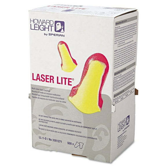 Honeywell Ll-1 D Laser Lite Single-Use Protective Earplugs, Cordless, 32nrr, Ma/Yw, Ls500, 500 Pairs