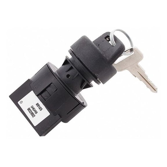 Honeywell Key Switch Off-On-On 20A 12VDC Quick Connect Terminals 89477-01