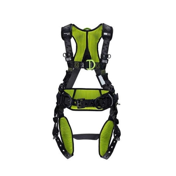 Honeywell Miller Fall Protection Harness,2XL Harness Sz H7CC1A3