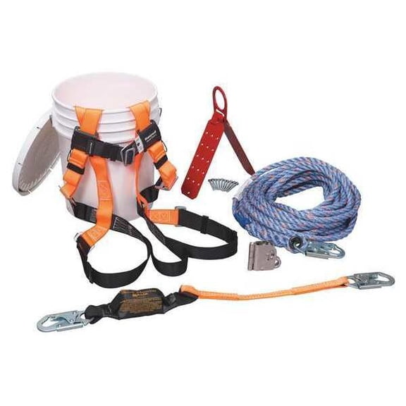 Honeywell Miller Fall Protection Kit,L, XL BRFKT50-Z7/50FT