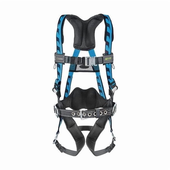 Honeywell Miller Full Body Harness,AirCore,2XL/3XL AC-QC-BDP2/3XLBL