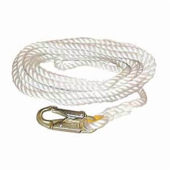 Positioning Lanyard, 50 ft Length, Web Loop, Nylon, 1 Leg(s), 310 lb. Weight Capacity