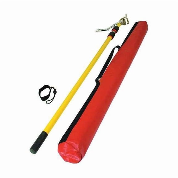 Honeywell Miller QuickPick Rescue Kit Components, 12 ft Rescue Pole, Yellow/Black